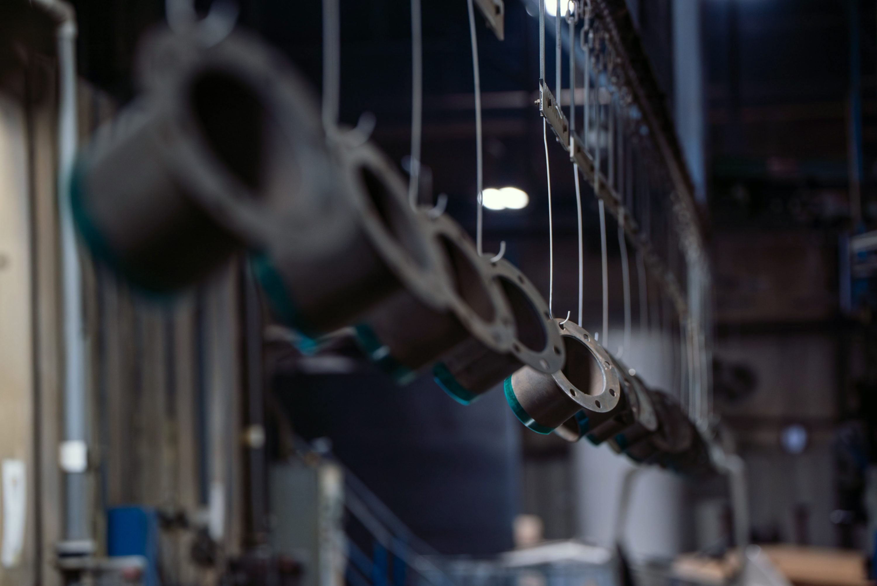 TMCO conveyor drive powder coat line finishing metal.