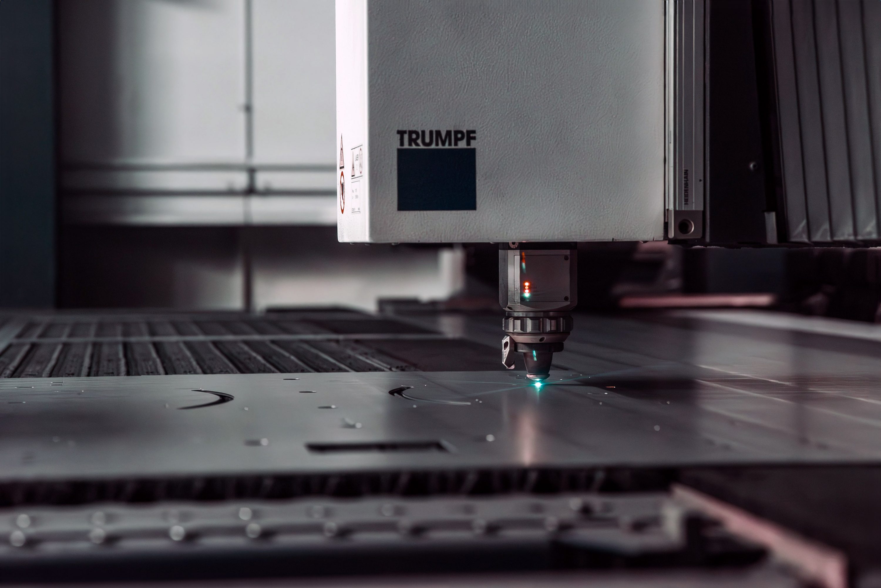 TMCO laser cutting machine.