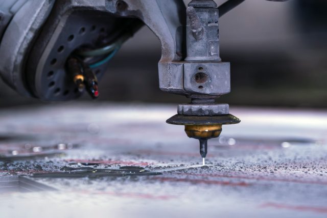 TMCO water jet machine.
