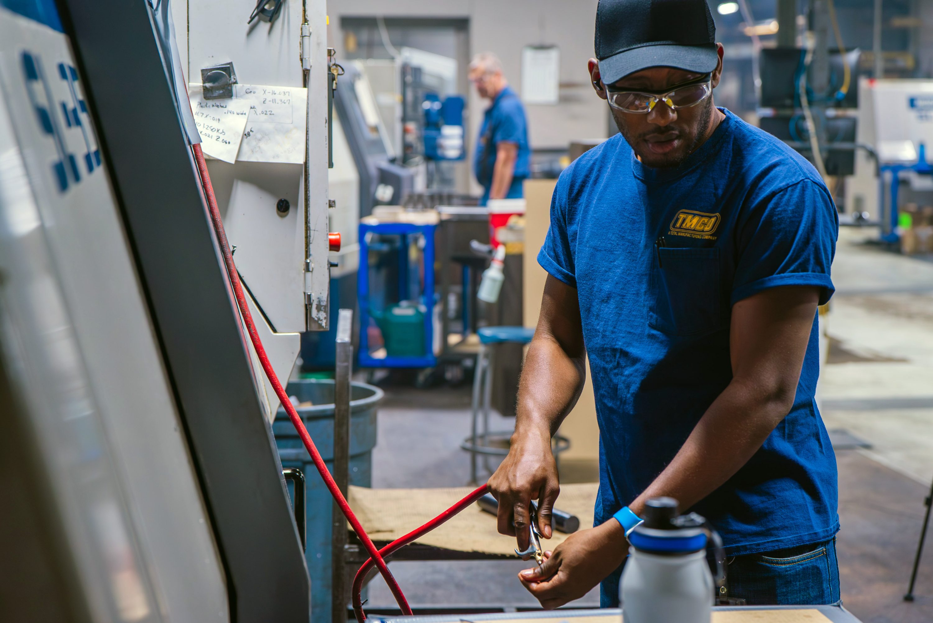 TMCO Employee Working.